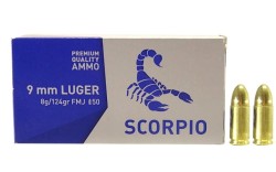 Amunicja pistoletowa STV Scorpio kal. 9mm Luger 