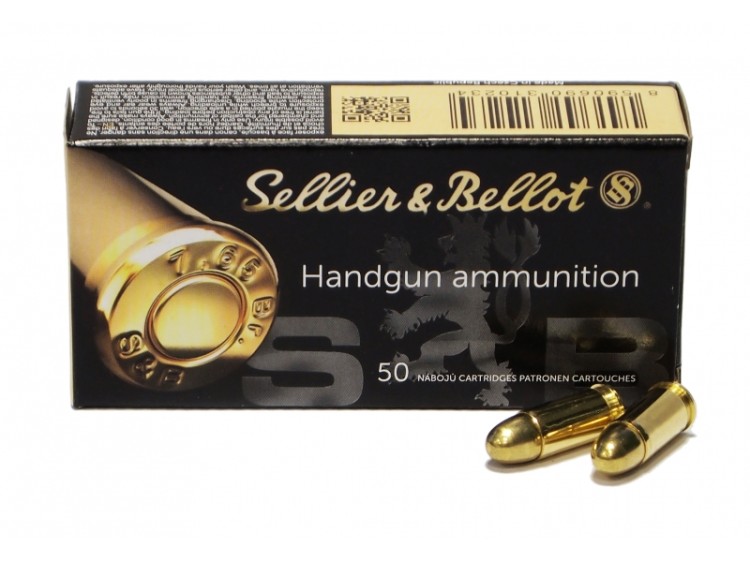Naboj kulowy S&B kal. 7,65mm Browning - 4,75g FMJ (1 opakowanie 50szt.)
