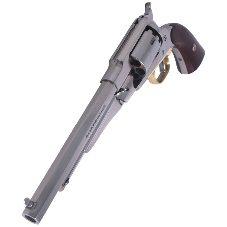 Rewolwer czarnoprochowy Pietta 1858 Remington New Model Army Steel Old SIlver .44 (RGAOS44) (6)