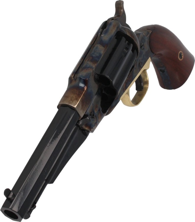 Rewolwer czarnoprochowy PIETTA 1858 Remington Army Steel Sheriff  Fluted .44 5,5 (RGACHLCG44) (6)