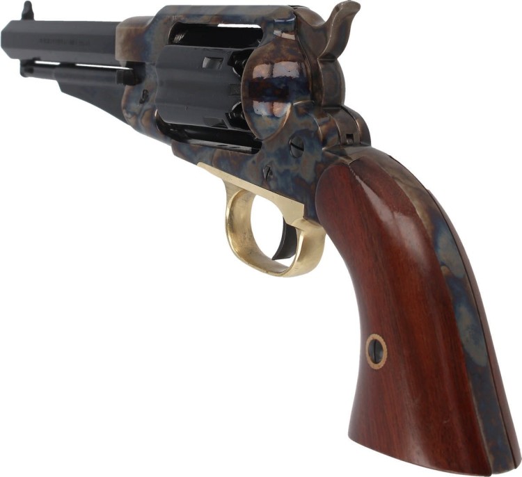 Rewolwer czarnoprochowy PIETTA 1858 Remington Army Steel Sheriff  Fluted .44 5,5 (RGACHLCG44) (3)